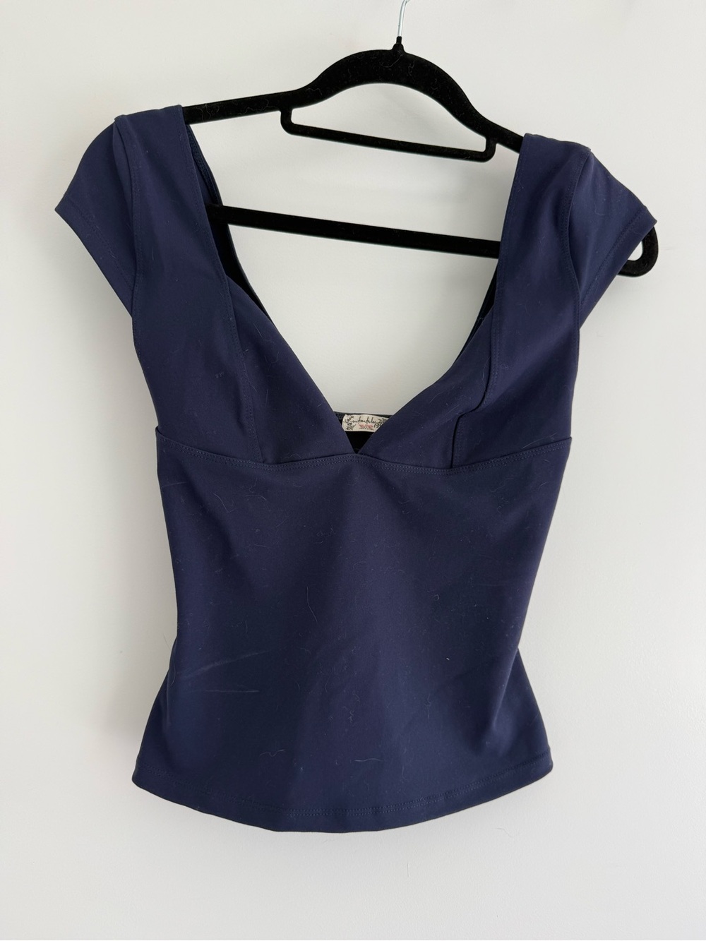 Free people duo corset top navy size XS